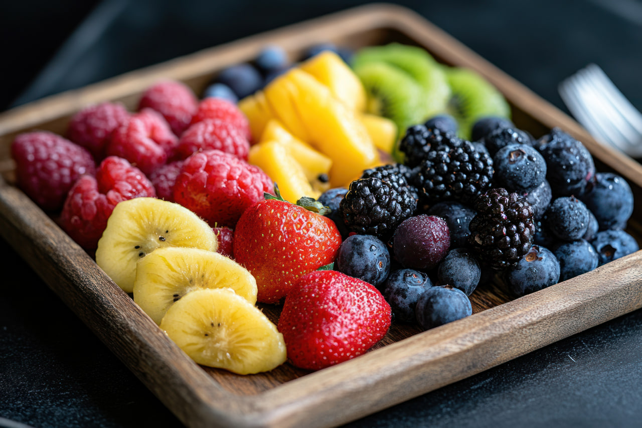 Assortment of fresh fruits